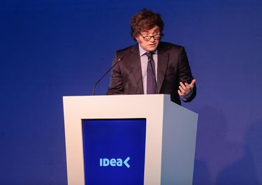 Javier Milei en el Coloquio de IDEA
