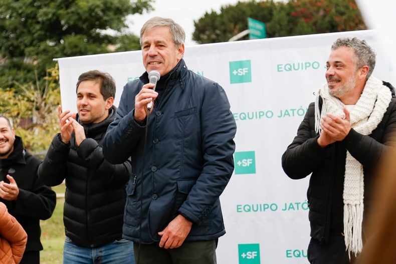 Emilio Jatón y Mariano Granato, también derrotado en la categoría senador.