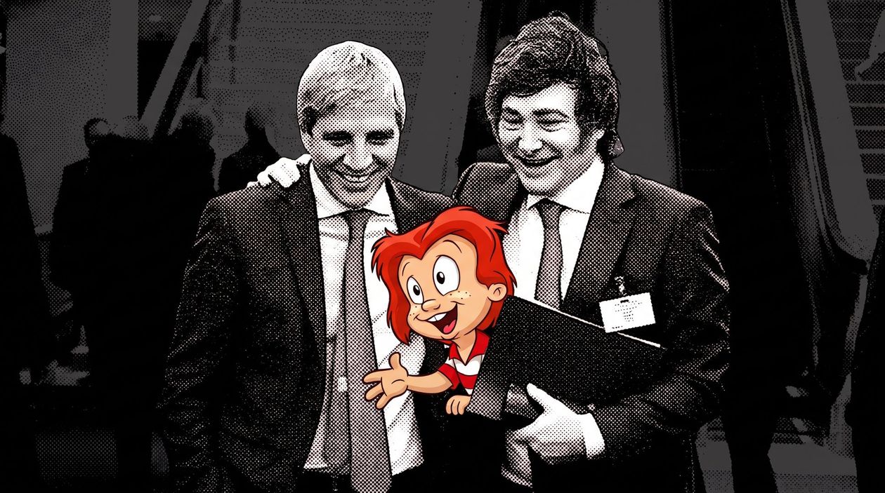 El superávit de Toto Caputo y Javier Milei es un dibujo