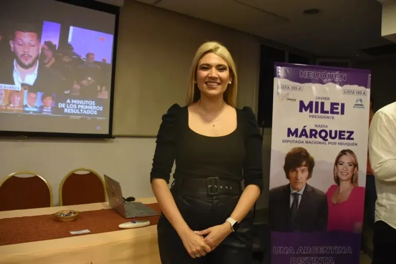 Nadia Márquez, la diputada nacional que cuida los votos de Javier Milei en Neuquén.