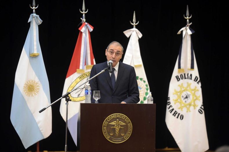 Miguel Simioni, presidente de la Bolsa de Comercio de Rosario.