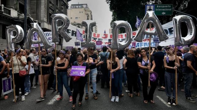 las mujeres salen a reclamar sus derechos y a visibilizar la violencia machista