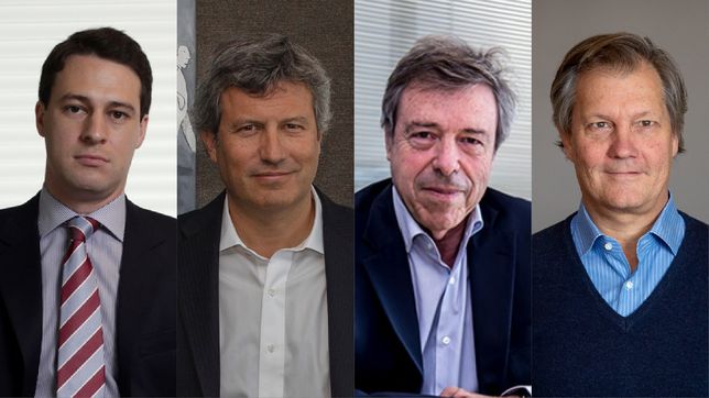 Hugo Eurnekian, Alejandro Elsztain, Carlos Ormachea y Marcos Pereda.