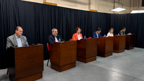 Seis de siete candidatos participaron del debate electoral en Marcos Juárez
