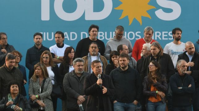 con menos paz que en lujan, el pj porteno cargo contra la oposicion