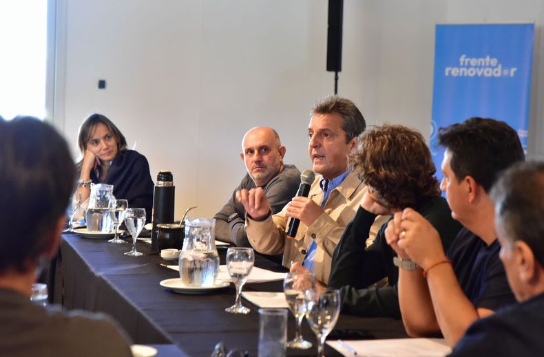 Sergio Massa en el encuentro del Frente Renovador (Prensa FR)