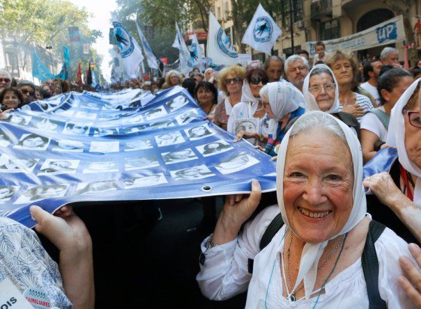 Nora Cortiñas, integrante de Madres de Plaza de Mayo.