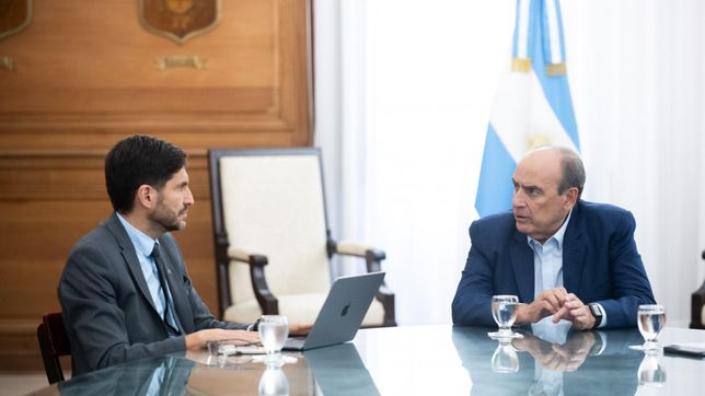 Guillermo Francos y Maximiliano Pullaro.