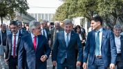 Llaryora, Frigerio y Pullaro pidieron el fin de las retenciones a Javier Milei.&nbsp;