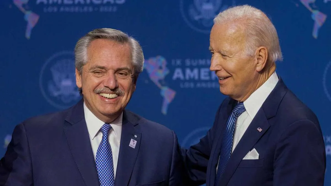 tras ocho meses de stand by, fernandez consigue la foto con biden