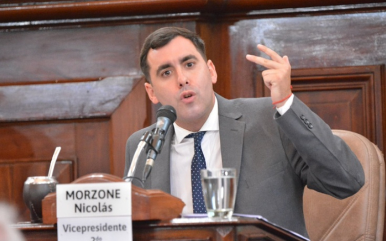 Nicolás Morzone, presidente del bloque del PRO en el Concejo Deliberante de La Plata.