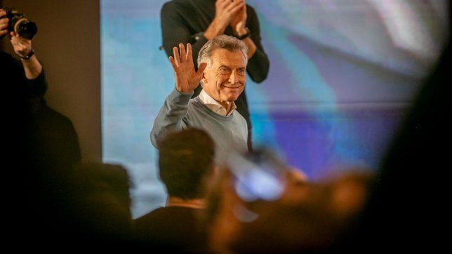 Mauricio Macri entra al acto del PRO en Mar del Plata