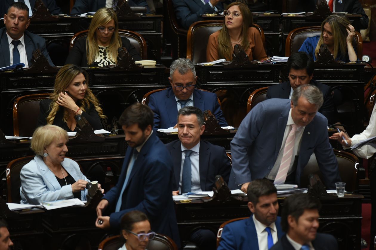 Gabriel Bornoroni, jefe de La Libertad Avanza, el bloque de Javier Milei.&nbsp;