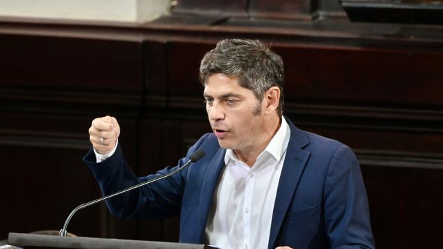 Axel Kicillof en la Apertura de Sesiones bonaerense. Foto AGLP.
