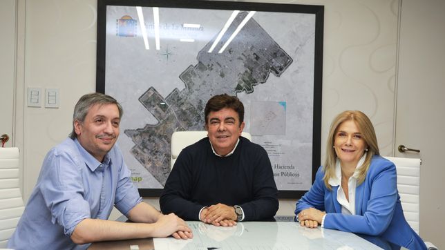 cumbre en la matanza: el baron espinoza recibio a maximo k