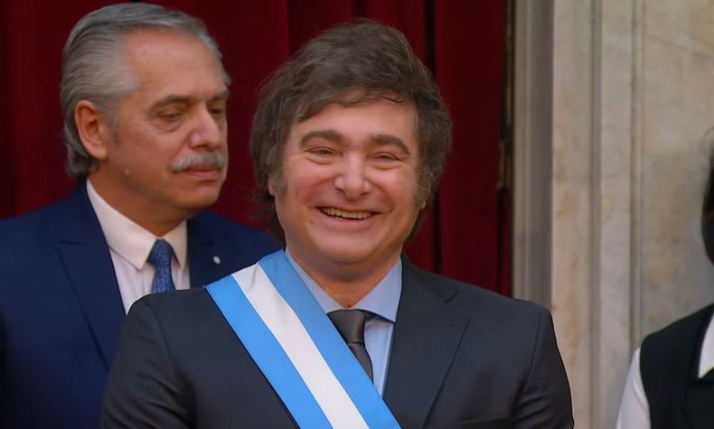 Alberto Fernández y Javier Milei.