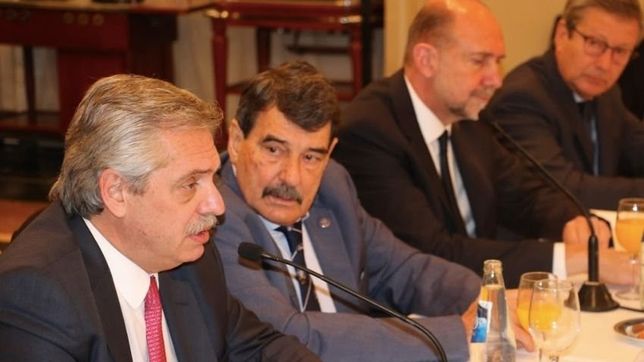 fernandez, con ceos en rosario: gambeta por retenciones y apertura con limites