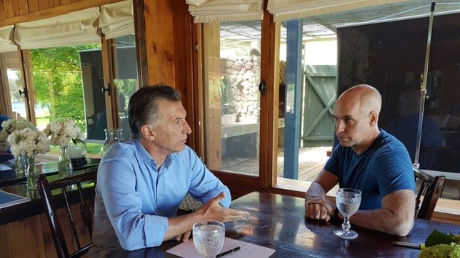 Letra P | Macri y Rodríguez Larreta en Villa La Angostura