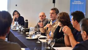 Sergio Massa en el encuentro del Frente Renovador (Prensa FR)