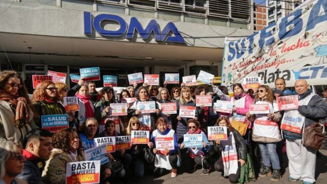 docentes apuntan contra vidal por el corte de prestaciones por ioma