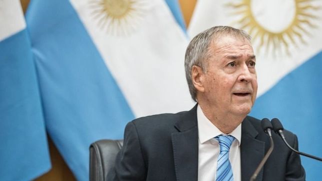 rebelion intendentista contra schiaretti tras la caida de las re-re