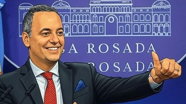 Manuel Adorni (imagen generada por IA).