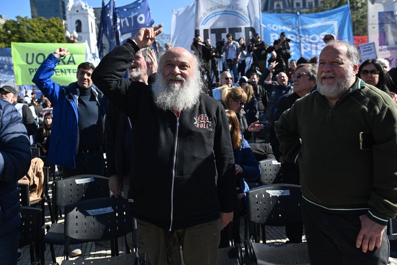Emilio Pérsico, del Movimiento Evita. Emilio Pérsico, del Movimiento Evita.