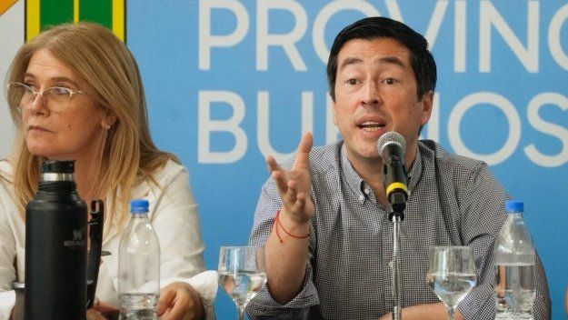 PJ bonaerense: la vicepresidenta Verónica Magario y el titular de la Junta Electoral, Leonardo Nardini