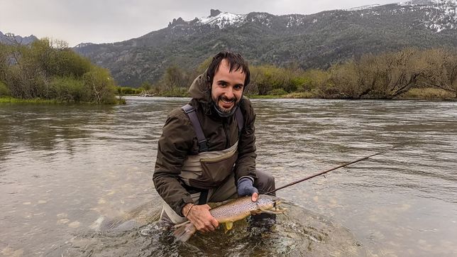 Martín Maquieyra, diputado PRO por La Pampa, pasó sus vacaciones en el sur del país: pesca y montañas.
