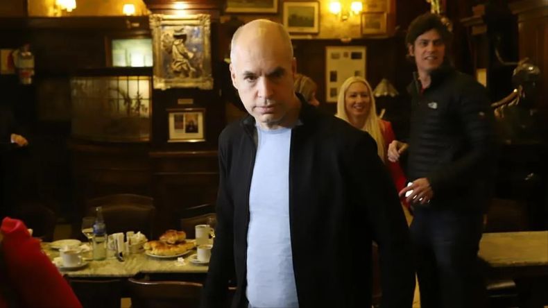 Horacio Rodríguez Larreta en un desayuno anterior en El Tortoni Horacio Rodríguez Larreta en un desayuno anterior en El Tortoni