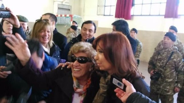 cristina fernandez de kirchner voto en santa cruz y dijo que hubo campana sucia