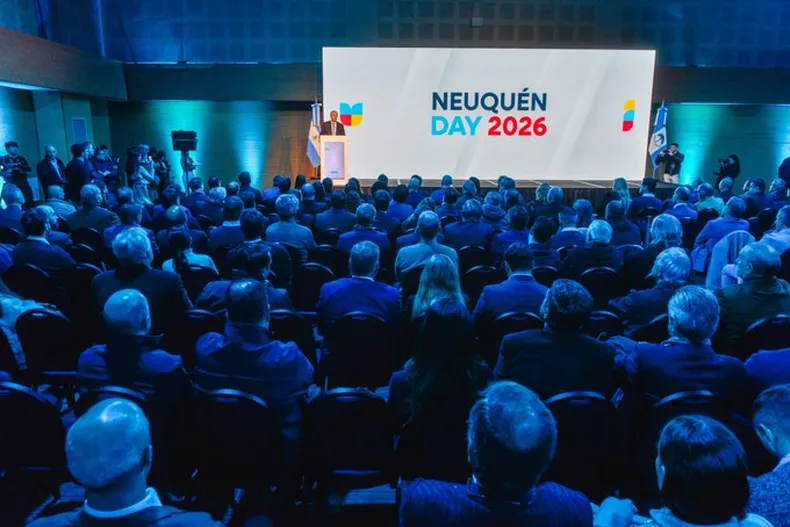 Rolando Figueroa en el Neuquén Day. 