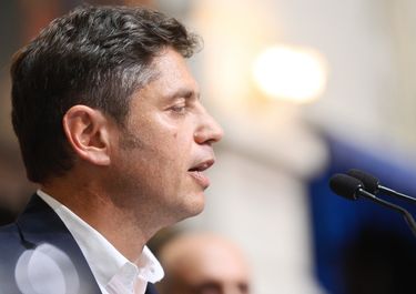 Axel Kicillof, en la Legislatura bonaerense.