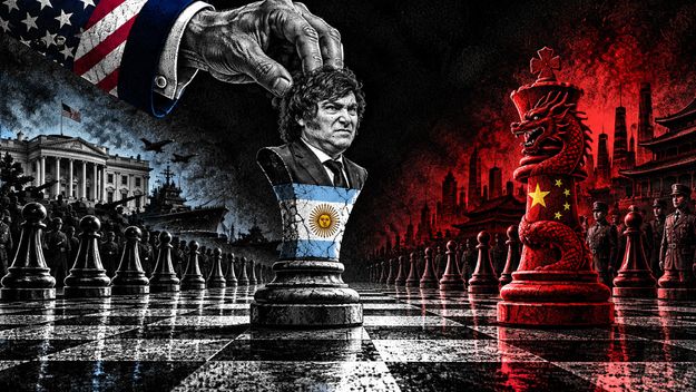 Estados Unidos juega a Javier Milei en el tablero de la partida de fondo con China.