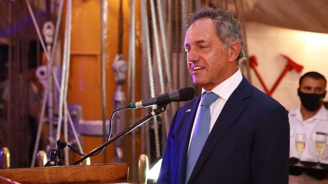 scioli: veo un presidente que se ha puesto la argentina al hombro?