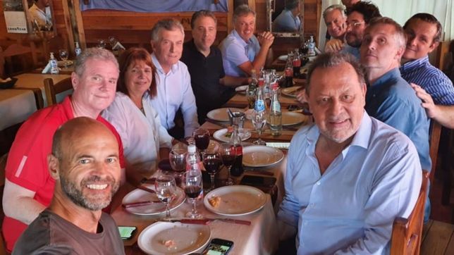 macri vuelve (de dolores): asado rutero, conteo de ausentes y el susto de bava