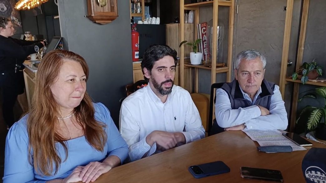 Casielles junto al diputado provincial Carlos Damasco. Presentaron el espacio de Dante Gebel en Entre Ríos.&nbsp;