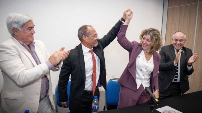 Cecilia Goyeneche, el día que fue restituida en su cargo como procuradora adjunta de Entre Ríos.&nbsp;