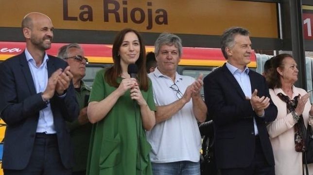 juntos por el voto: tras 45 dias de divorcio, macri y vidal comparten un acto
