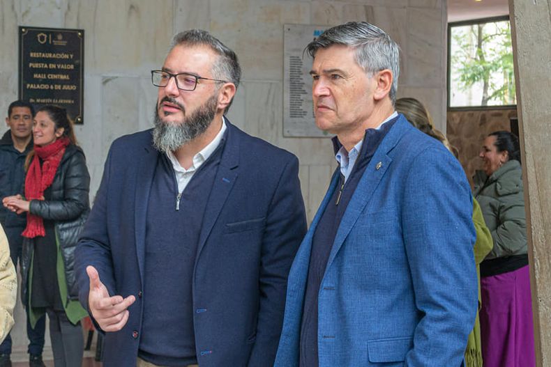 Raúl La Cava y Daniel Passerini, intendente de Córdoba