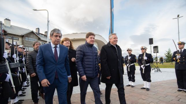 operativo clamor desde el sur: fuerte respaldo del fueguino melella a fernandez