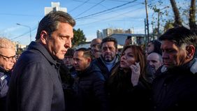 Massa, atrapado por ahora en la bodega del Titanic