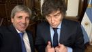 Javier Milei negó la salida de Toto Caputo del gobierno y dijo tener los dólares para enfrentar una corrida