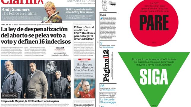 los medios y el debate por la legalizacion del aborto