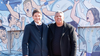 Maximiliano Pullaro junto a Chiqui Tapia. El gobernador de Santa Fe se vio las caras con el presidente de AFA.