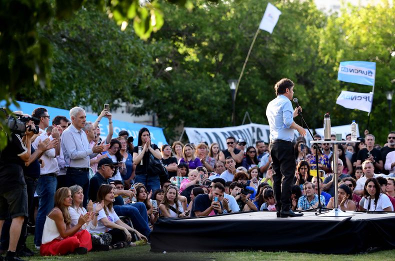 Acto de Kicillof en La Plata.&nbsp;