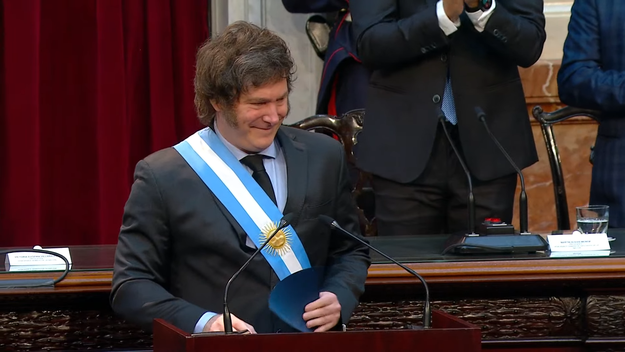 Javier Milei ante la Asamblea Legislativa