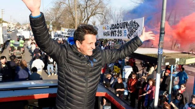 los 35 kilometros que recorrio massa para demostrar fuerza en el conurbano