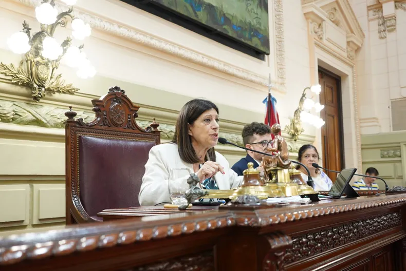 Clara García, presidenta de la Cámara de Diputados.