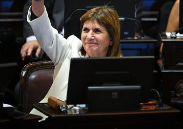 Patricia Bullrich, jefa de La Libertad Avanza en el Senado.